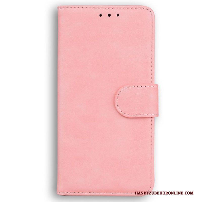 Leren Hoesje voor iPhone 15 Plus Zacht Leerstijl