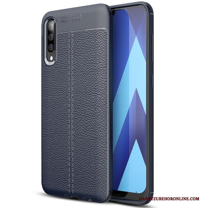 Samsung Galaxy A30s All Inclusive Hoesje Telefoon Siliconen Patroon Zacht Rood Ster