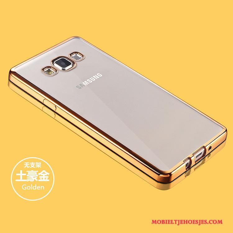 Samsung Galaxy A5 2015 Rose Goud Hoesje Telefoon Mobiele Telefoon Doorzichtig Siliconen Zacht Ster