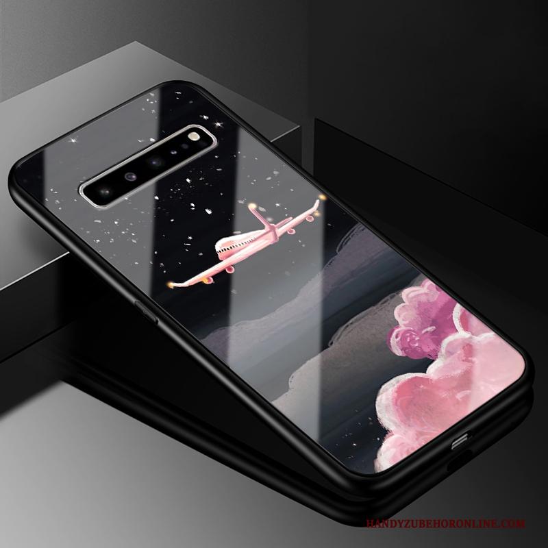 Samsung Galaxy S10 5g Hoesje Scheppend Anti-fall Trendy Merk Siliconen Hoes All Inclusive Bescherming