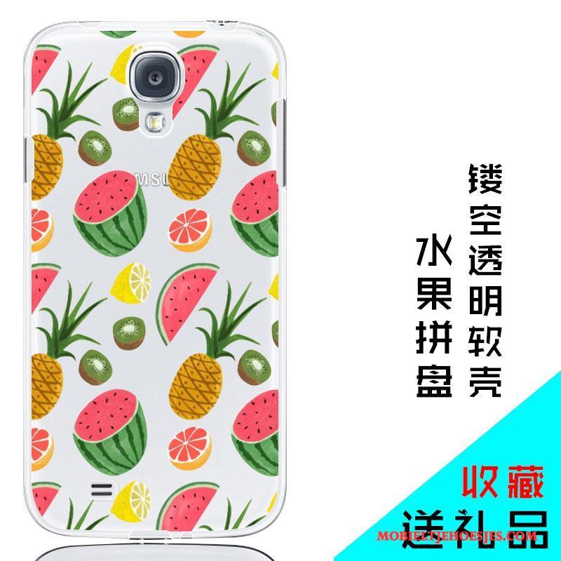 Samsung Galaxy S4 Hoesje Achterklep Hoes Bescherming Ster Mobiele Telefoon Siliconen Groen