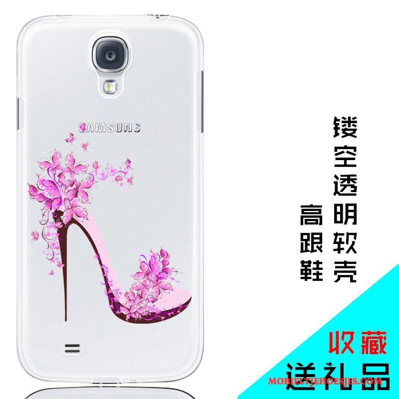 Samsung Galaxy S4 Hoesje Achterklep Hoes Bescherming Ster Mobiele Telefoon Siliconen Groen