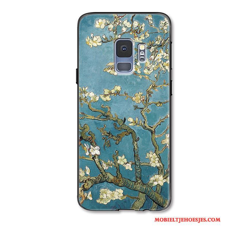 Samsung Galaxy S9+ Roze Groen Anti-fall Hoge Luxe Mode Hoesje Telefoon