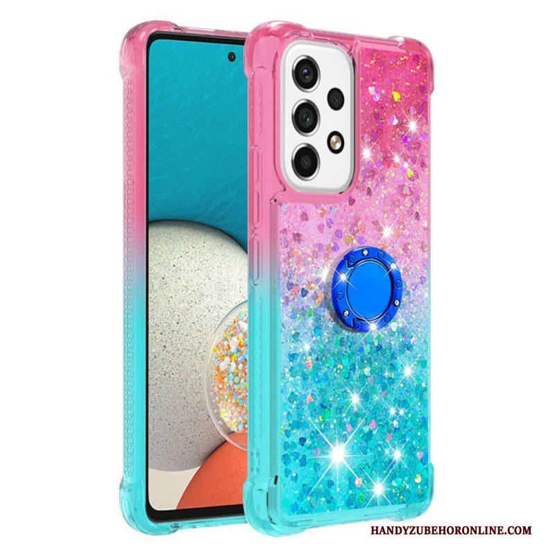 Telefoonhoesje voor Samsung Galaxy A53 5G Glitter Ringbeugel