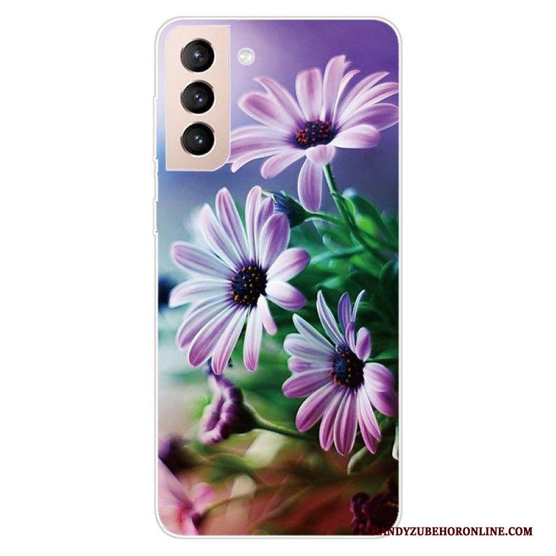 Telefoonhoesje voor Samsung Galaxy S22 5G Realistische Bloemen