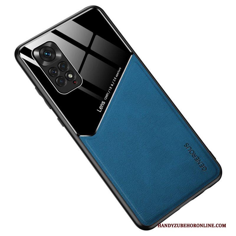 Telefoonhoesje voor Xiaomi Redmi Note 11 / 11S Magnetisch Leereffect