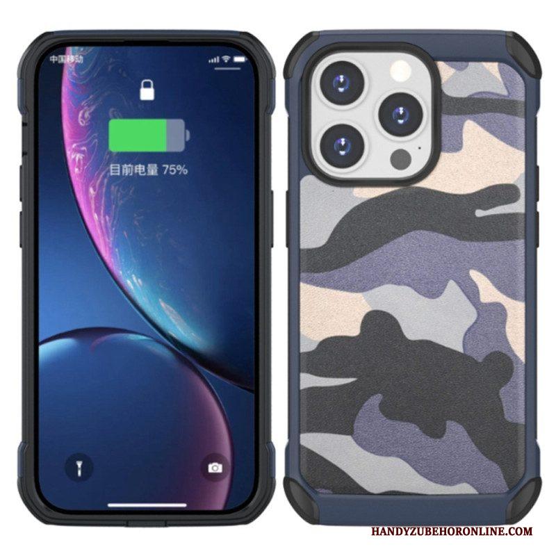 Telefoonhoesje voor iPhone 14 Pro Versterkte Camouflage