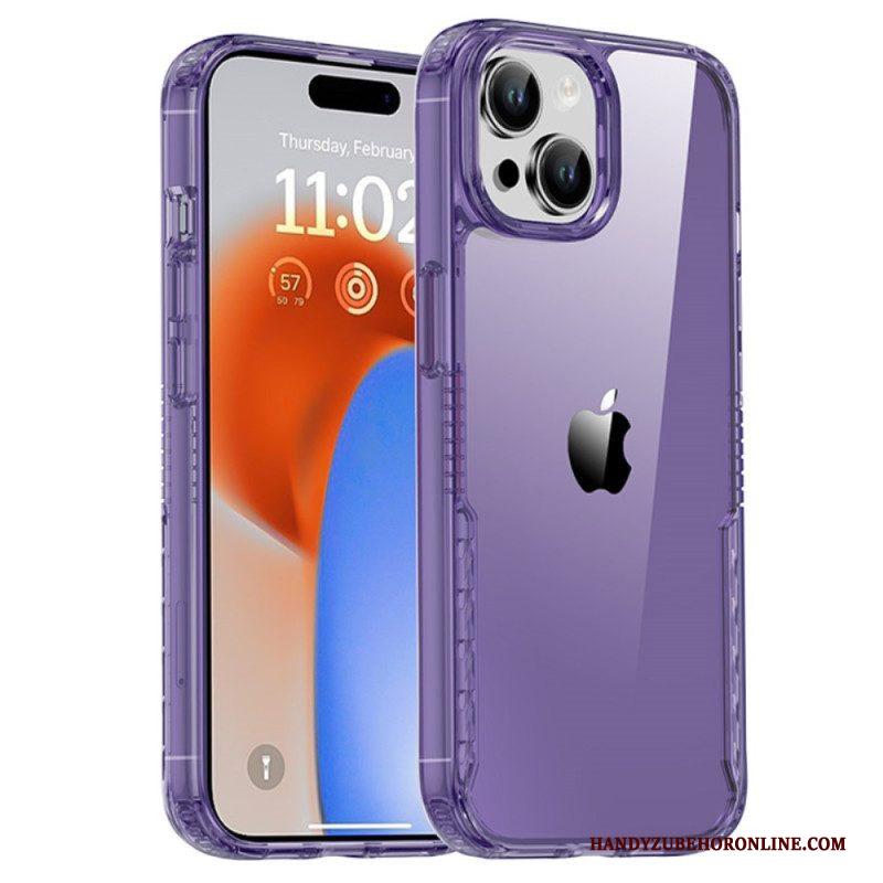 Telefoonhoesje voor iPhone 15 Transparant Getint Ipaky