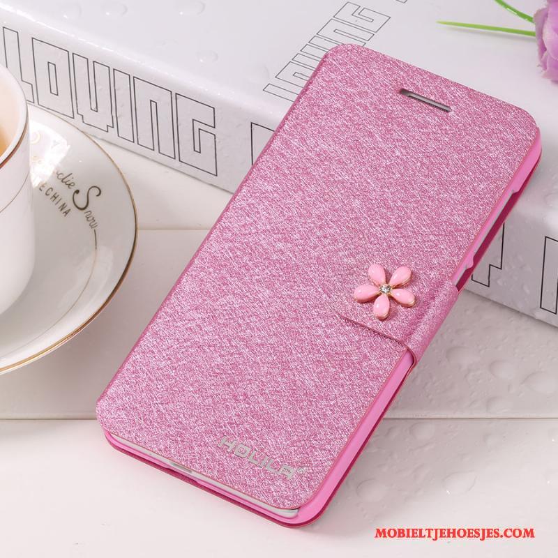 iPhone 5c Hoesje Telefoon Clamshell Mobiele Telefoon Bescherming Groen Roze Leren Etui