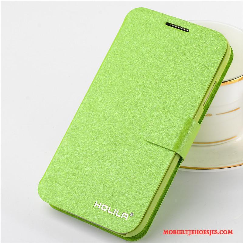 iPhone 5c Hoesje Telefoon Clamshell Mobiele Telefoon Bescherming Groen Roze Leren Etui