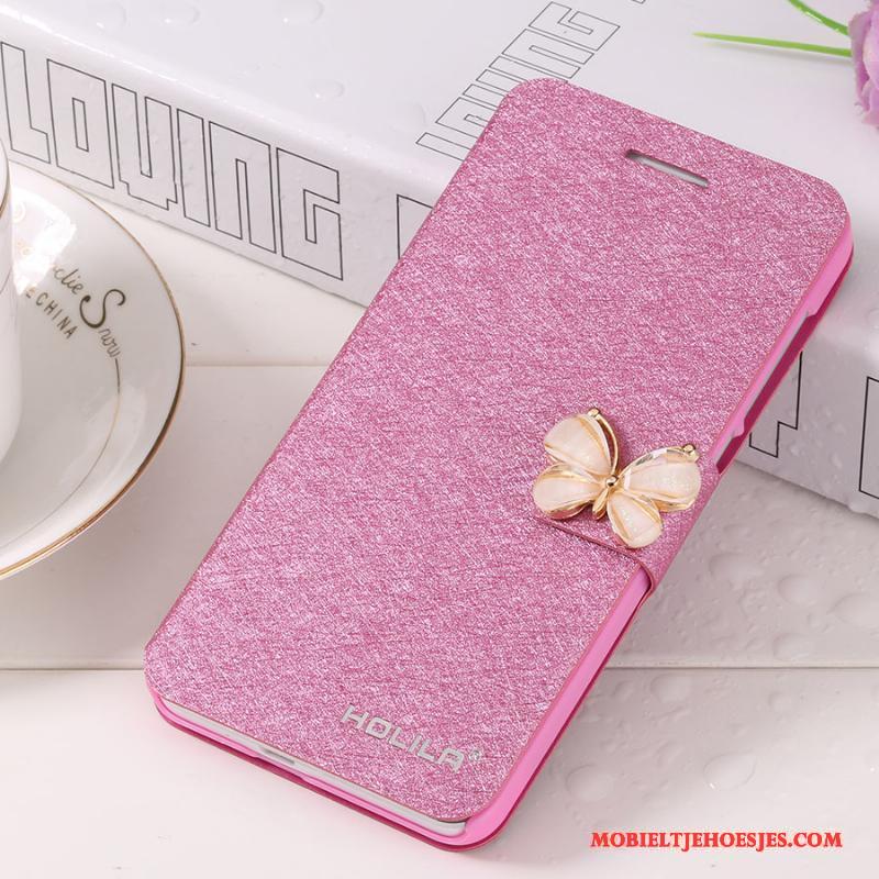 iPhone 5c Hoesje Telefoon Clamshell Mobiele Telefoon Bescherming Groen Roze Leren Etui