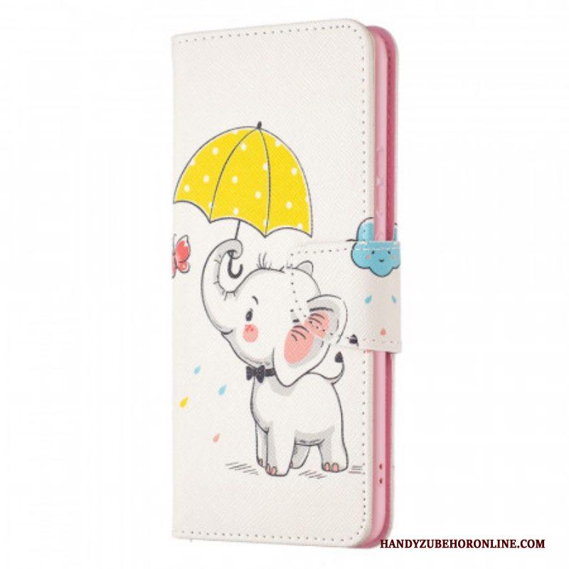 Folio-hoesje voor Xiaomi 12 / 12X Baby Olifant