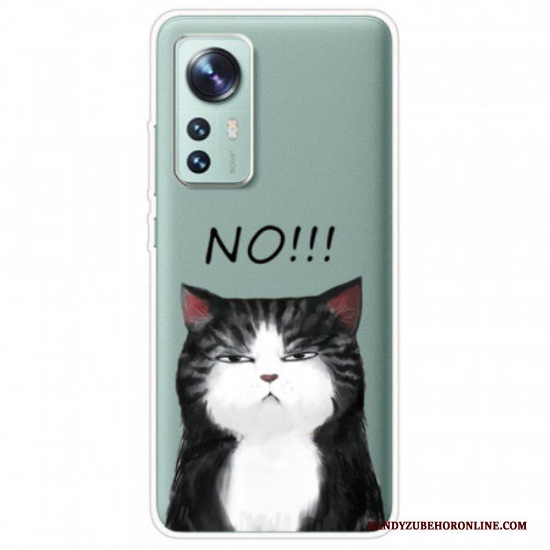 Hoesje voor Xiaomi 12 / 12X De Kat Die Nee Zegt