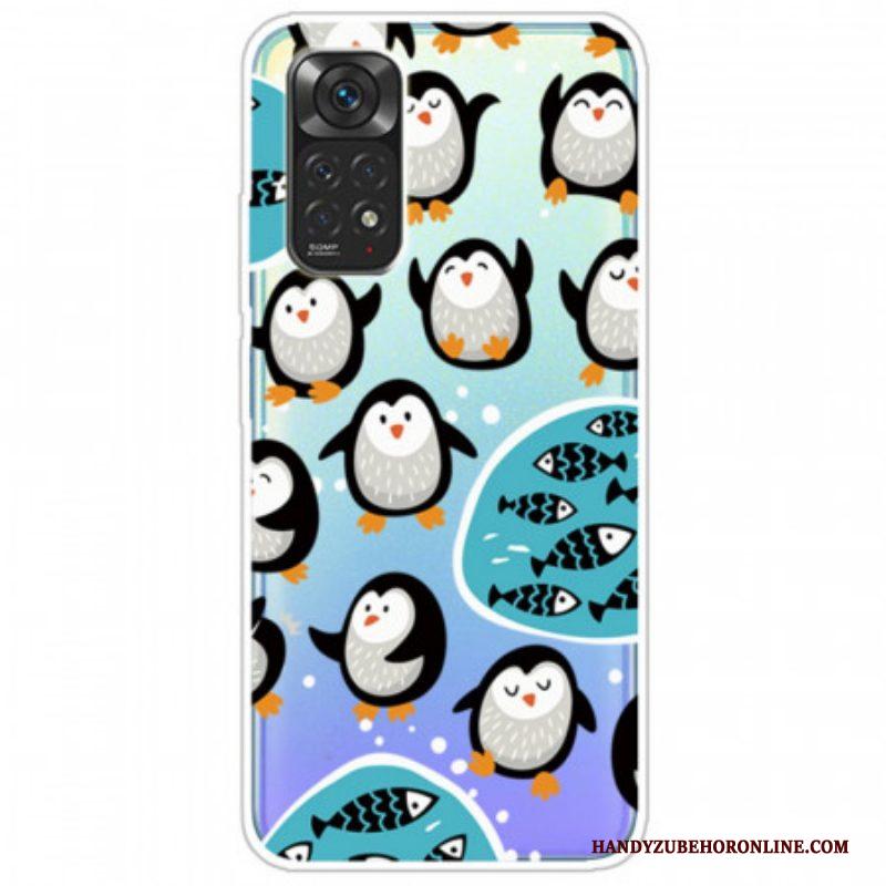 Hoesje voor Xiaomi Redmi Note 11 / 11S Pinguïns En Vissen