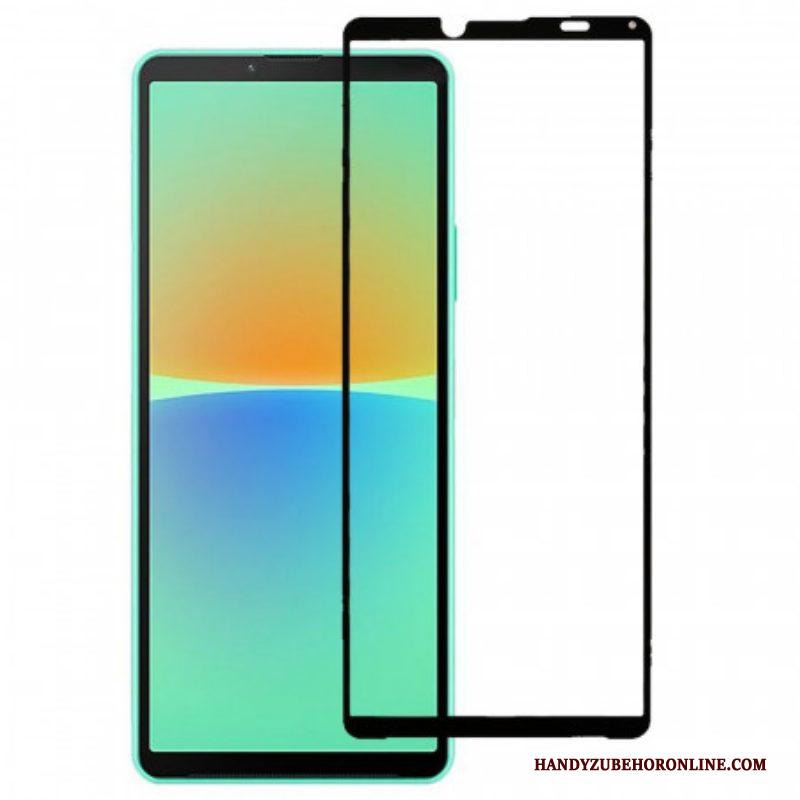 Sony Xperia 10 Iv Screenprotector Van Gehard Glas Met Zwarte Rand